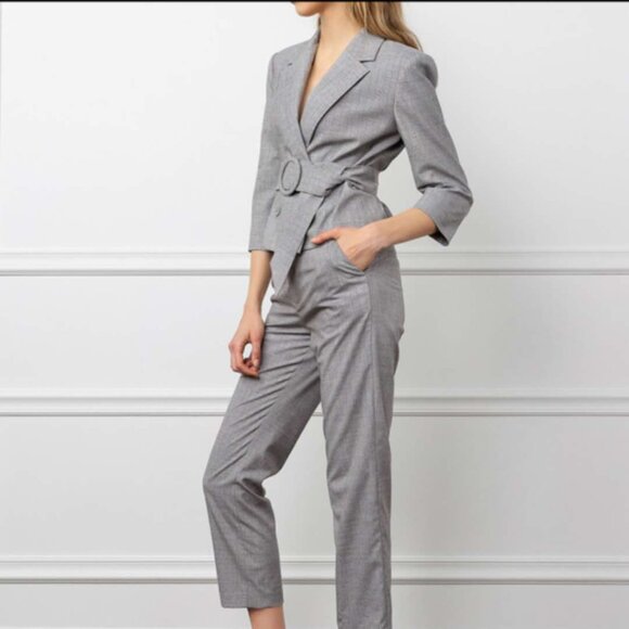 J.ING Jackets & Blazers - J.ING Carmen Blazer Jacket Grey - XS / Light Grey